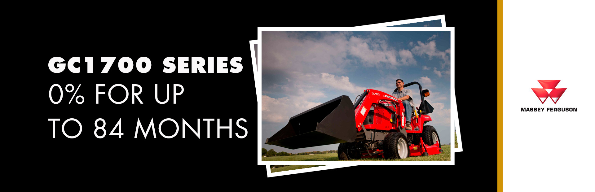 Massey Ferguson: GC1700 Series Sub-Compact - 0% for up to 84 Months